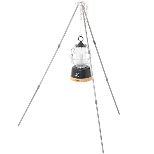 LOGOS mini tripod wide 81063125 Silver (approx.) Width 60 x Depth 52 x Height 79 cm