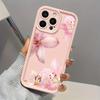 Чехол для телефона с рисунком розового гибискуса, подходит для iPhone 17 16 15 14 13 12 11 Pro/Max/Plus, противоударная задняя крышка