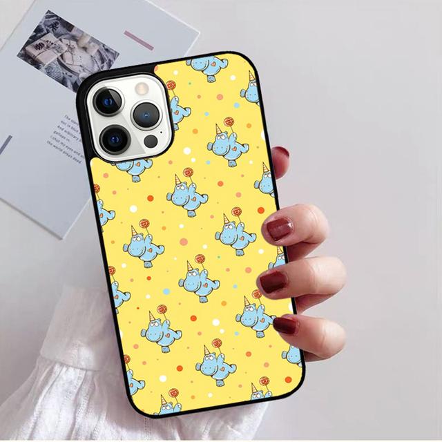 Чехол на заднюю панель телефона с рисунком из мультяшных бегемотов для iPhone 17 Air 16 15 14 13 11 12 Pro Max Plus Shell Coque