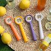 Cute Bear Bottle Opener, Stainless Steel Beer Cap Remover with Non Slip Handle, Portable Kitchen Bar Tool for Soda, Gift for Men Women