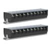 Pair 660V 100A Dual Rows Wire Terminal Block Screw Barrier Strip for Power Distribution Systems T10010