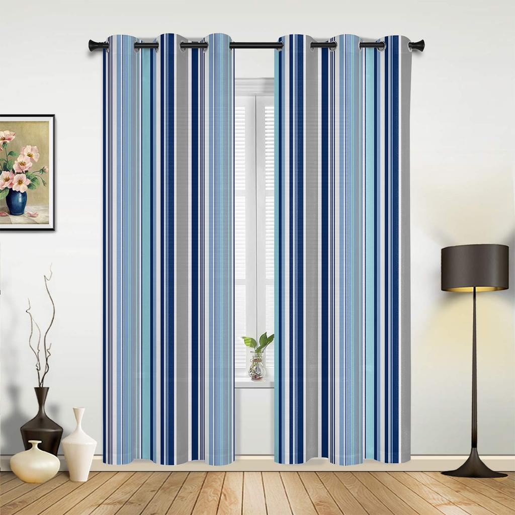 Оранжевые полосы геометрические абстрактные шторы для спальни гостиной шторы кухни детской комнаты оконные шторы домашний декор