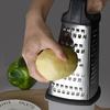 1 Set Vegetable Grater Time-saving Manual Labor-saving 9 Inches Four-side Box Grater Vegetable Slicer for Kitchen