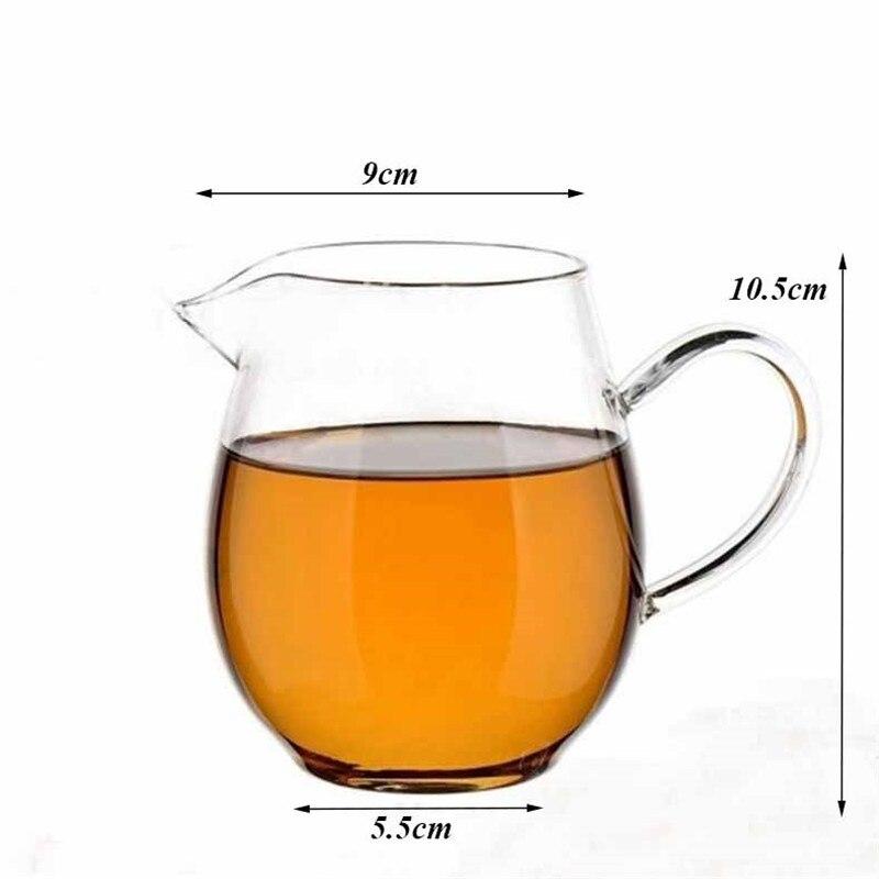 Hi Transparent Heat-resistant Glass Teapot Cha Hai Gongdao Teacup Fair Mug Tea Cup Tea Set 450ML