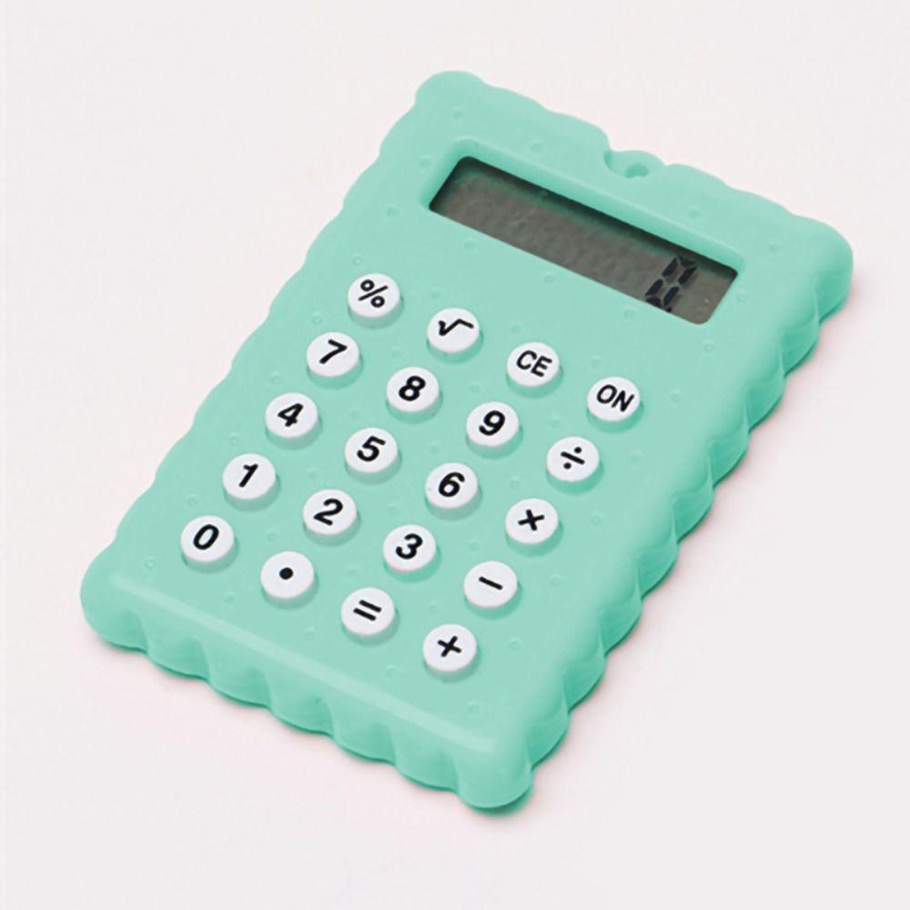 Biscuit Shape Scientific Calculators Battery Student Calculators Mini Calculator  Stationery