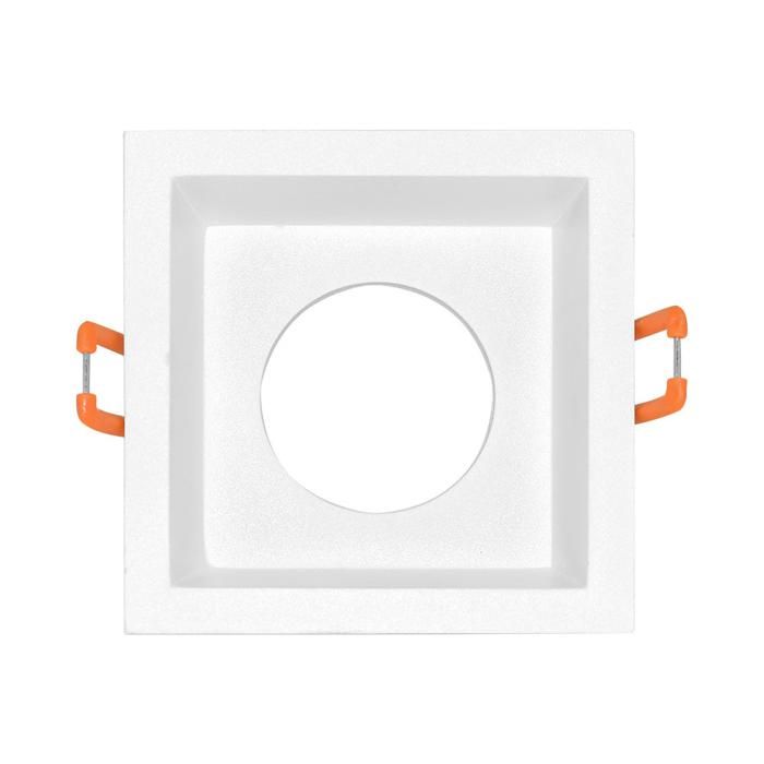 Support de spot Tetra S2 carré blanc MR16 GU10/GU5.3