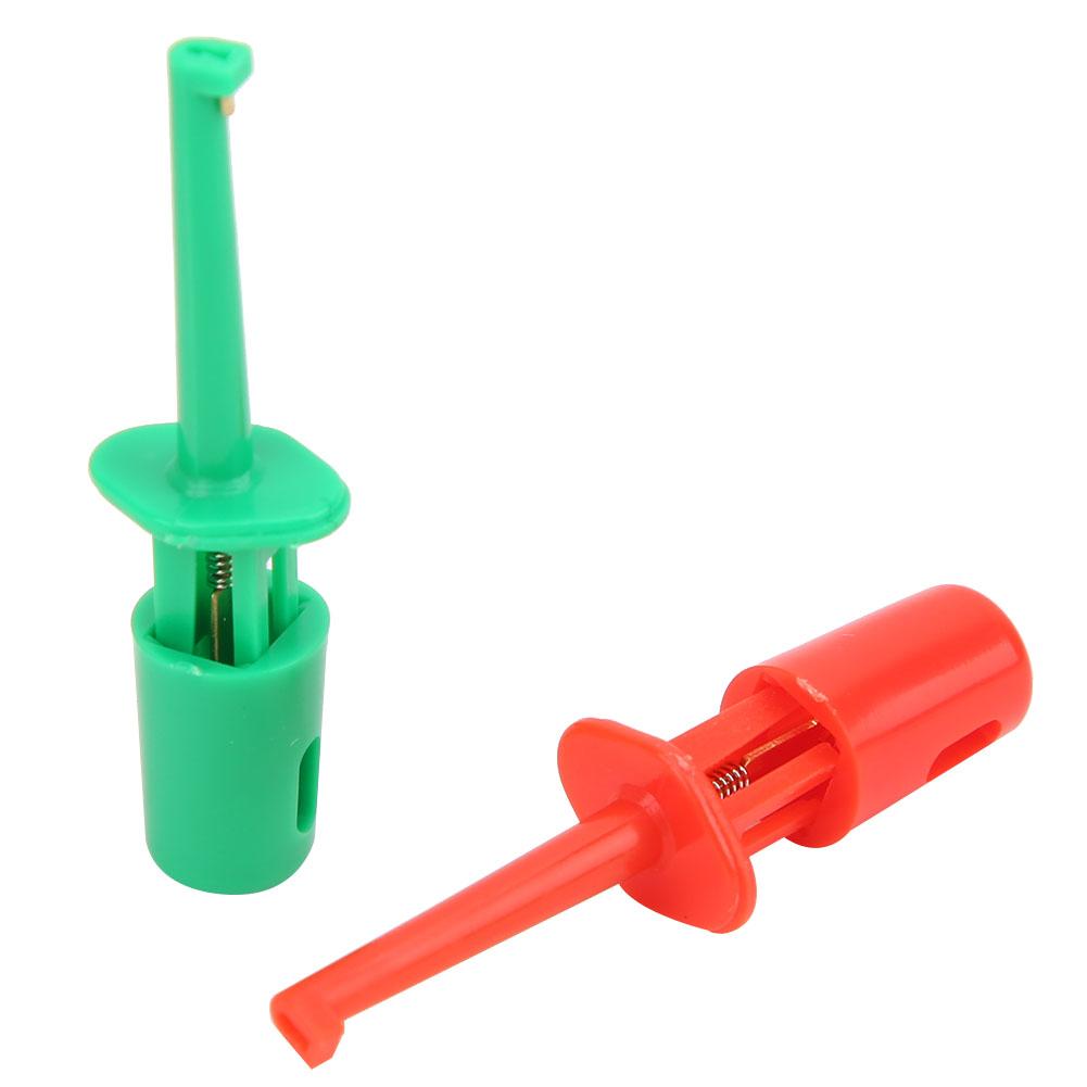 20Pcs Multimeter Accessories Colorful Small Hook Clip Test Probe for Electronic Testing