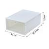 Plastic Drawer Shoe Cabinet Organizer Container Box 6 Pieces