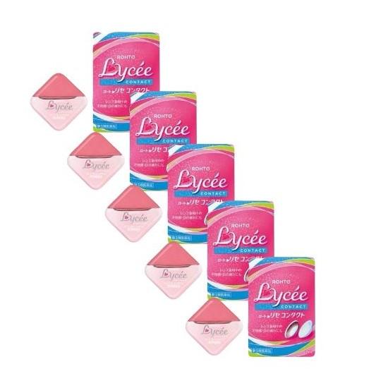 Rohto Lycee Contact глазные капли при ношении контактных линз, 8 мл