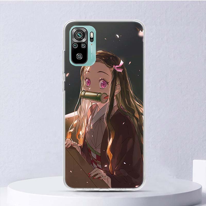 Мягкий чехол Demon Slayer Kamado Nezuko для Xiaomi Redmi 10 10A 10C 9 9A 9C 9T, чехол для телефона 8 8A 7 7A 6 6A S2 K20 K40 Pro 10X Funda