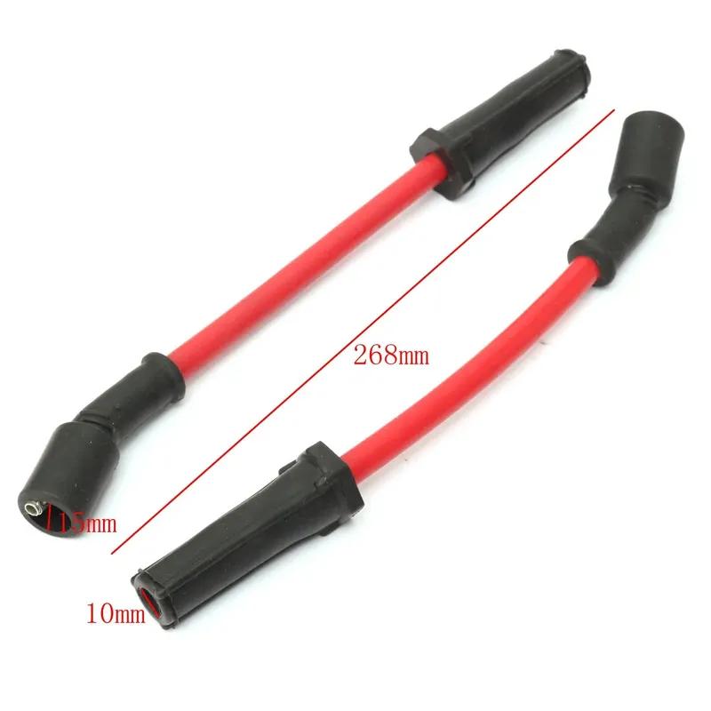 10mm for LS2 LS1 LS3 LS6 LS7 Red Spark Plugs Ignition Wires Set for Chevrolet /GMC Start the for Chevrolet GM spark plug wire