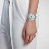 Casio Часы с кварцевым механизмом и стальным ремешком, унисекс, серебристый циферблат MTD-130D-7AV