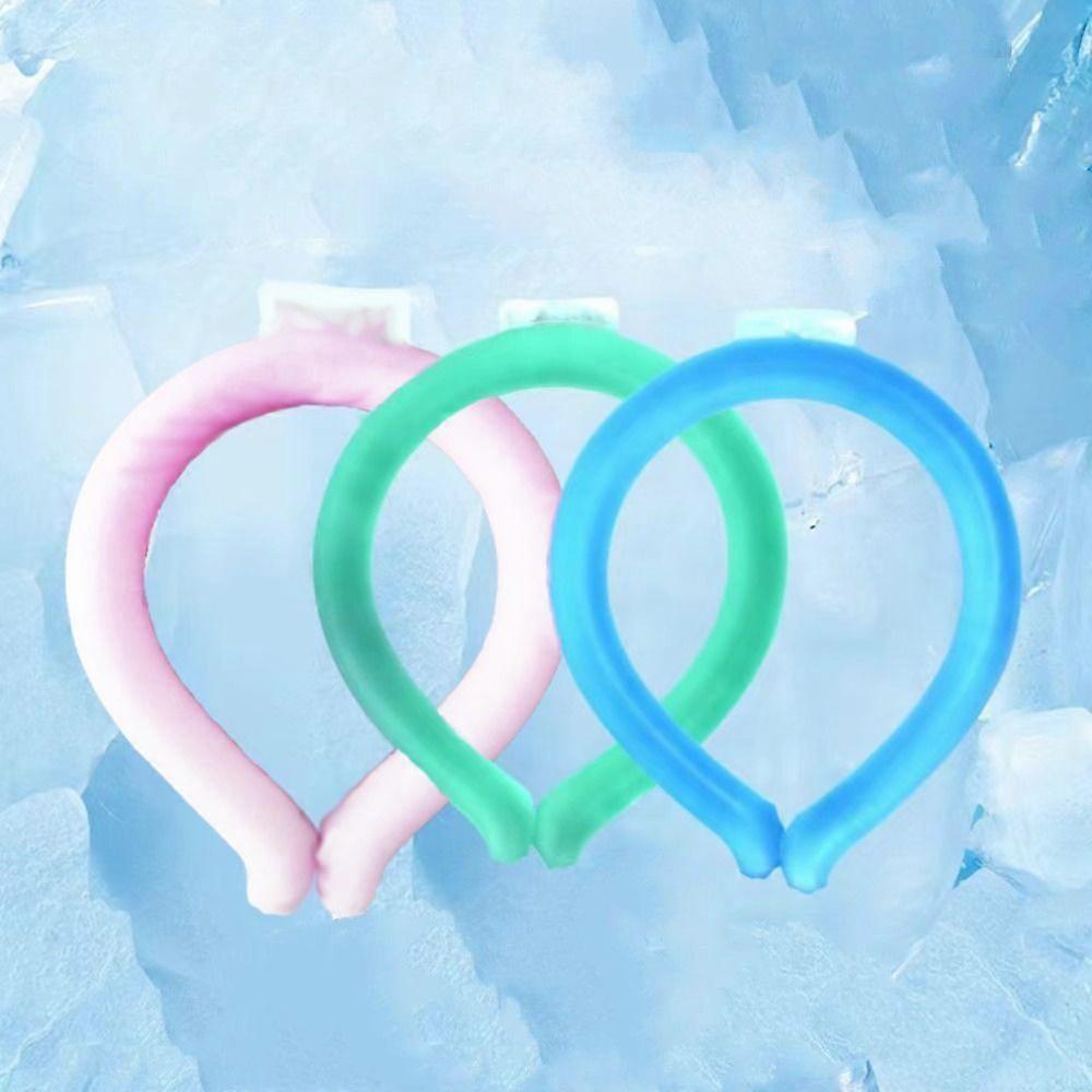 Cooling Neck Ring for Heat Relief, Reusable Ice Cushion Pillow - Portable Summer Cooling Wrap