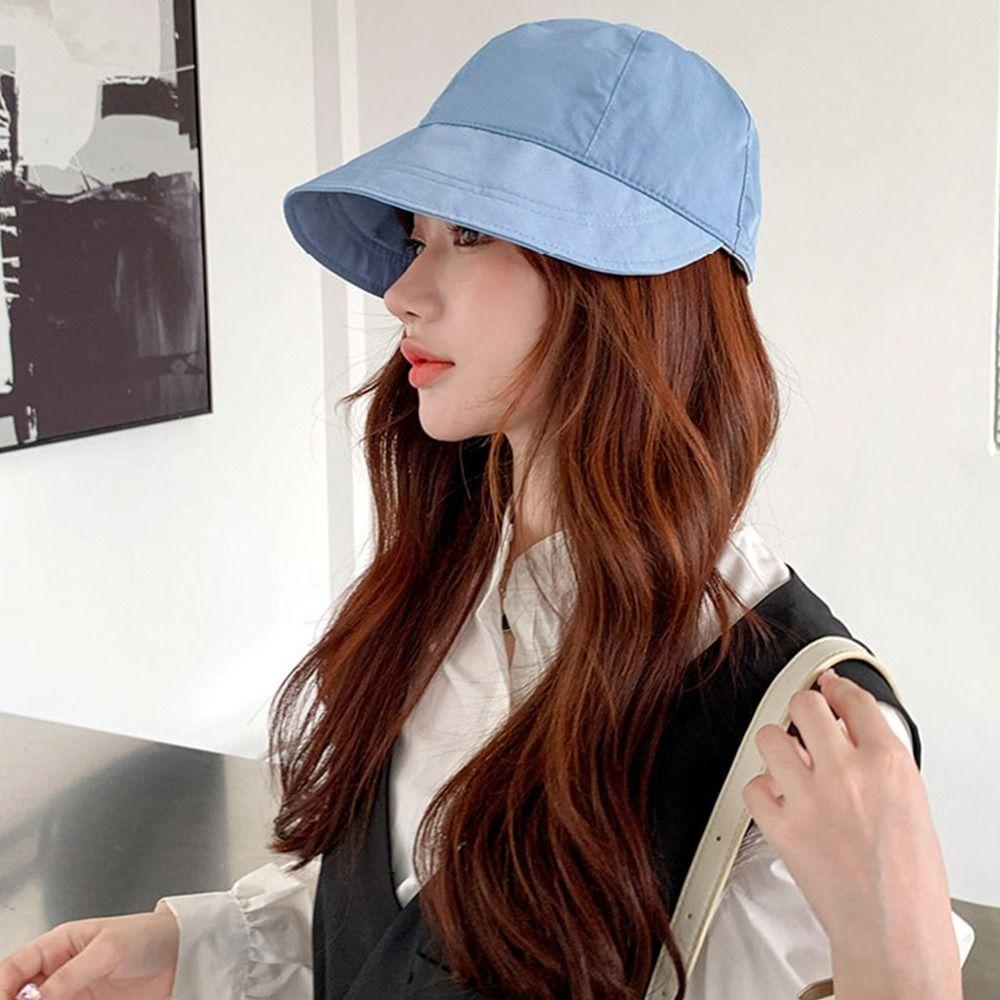 Быстросохнущая Складная Регулируемая Пляжная Кепка с Широкими Полями Солнцезащитная Шляпа Панама Шляпа Рыбака