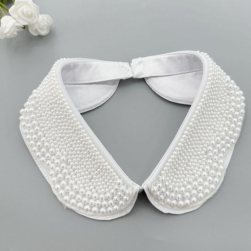 Pearl Women Shirt False Collars Crystal Removable Collar Women Necklace Fake Collar Detachable Diamond Clothing Accessories