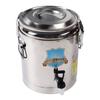10L Insulated Soup Bucket with Faucet Commercial Rice Bucket Pot Stainless Steel Buckle Lid Handle
