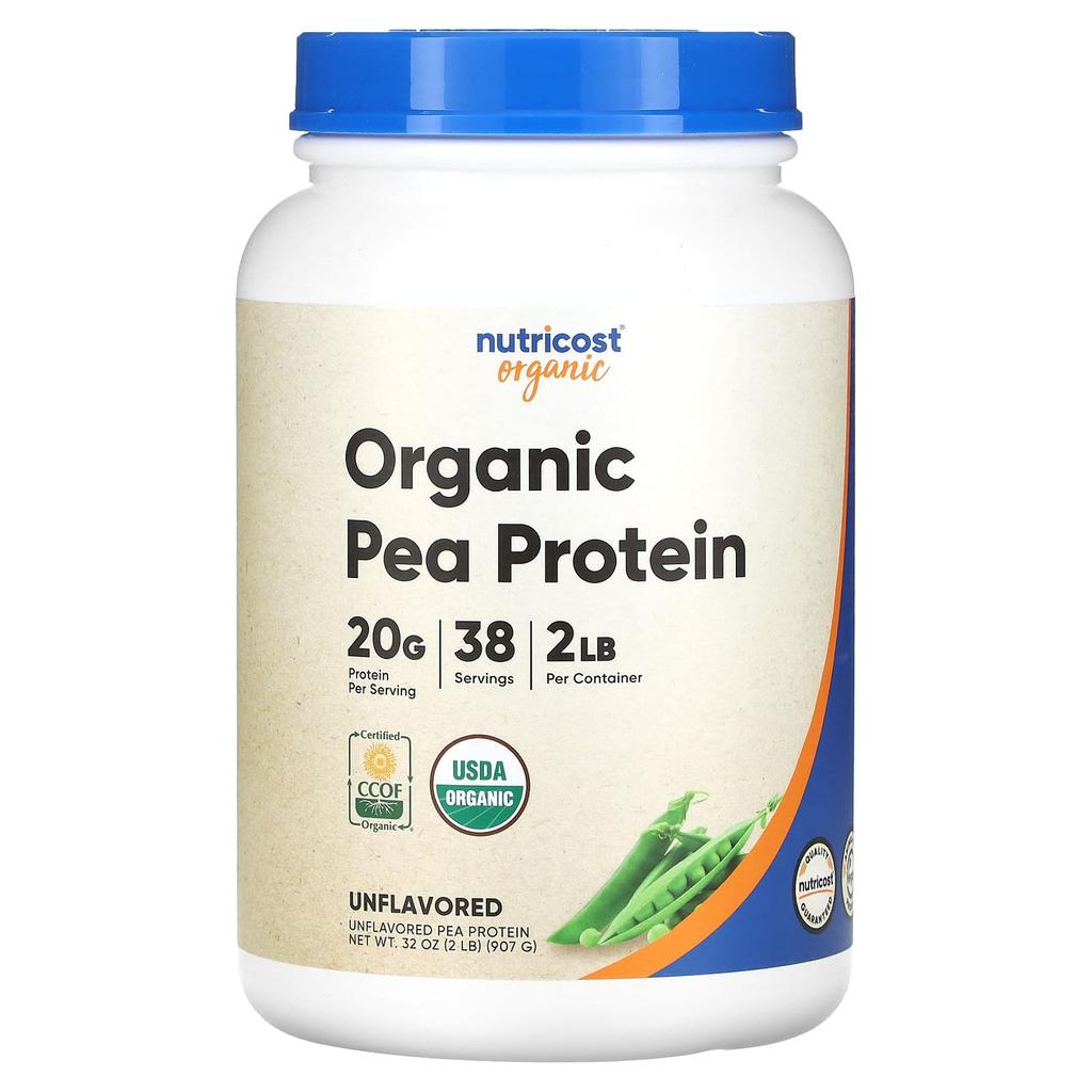 Organic Pea Protein, Unflavored, 907G (2Lb)