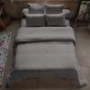 Duvet Cover 240x260 Cm In Granite Cotton Gauze