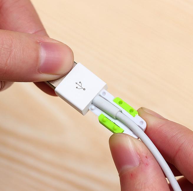 5 шт. защитная молния для кабеля зарядного устройства для Apple iPhone, шнура, провода, защитная молния