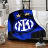 1pc Blanket Inter Milan logo1 Print Design, Lightweight Blanket for Sofa, Bed- Soft &Warm, Gift for All Seasons like Christmas, Halloween