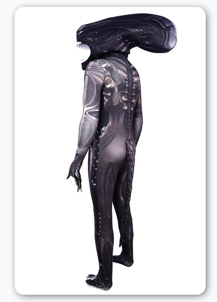 Alien Death Ship Horror Cosplay Jumpsuit – Halloween Stage Costume