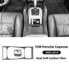 Для Porsche Cayenne 2003-2010 Аксессуары для интерьера Декоративная наклейка на рамку панели переключения передач центрального управления автомобиля из углеродного волокна