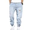 2024 Men's Jeans Drawstring Boy Jeans Great Wear-resistant Ankle-banded Leisure Spring Pants