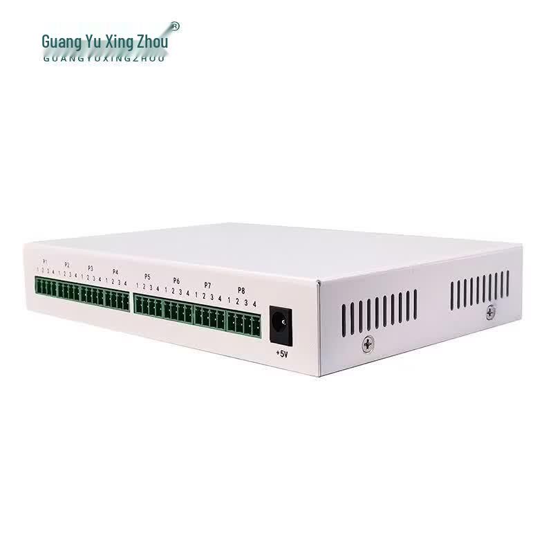8-Channel Switch Signal to Fiber Optic Converter