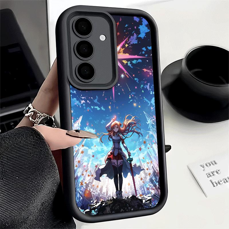 Чехол для телефона для Samsung Galaxy A17 A16 A15 A14 A13 Sword Art Online Юки Асуна A56 A36 A26 A55 A35 A25 A54 A34 A24 A53 A33 A23 A