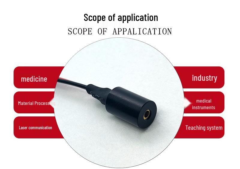 6x9mm 635nm 1mW Red Laser Dot Module with High Concentricity