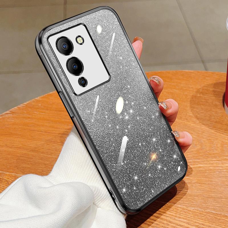 Модный блестящий чехол с градиентным покрытием для Infinix Note 12 Pro 20 30 Smart 8 7 Hot 30 30i Play Tecno Spark GO, силиконовая задняя крышка