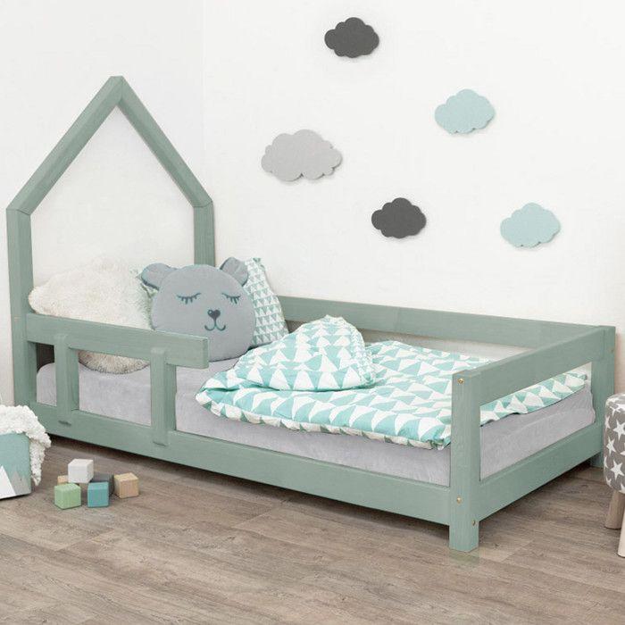 POPPI Children's Cabin Bed 80 X 160 Sage Green 2