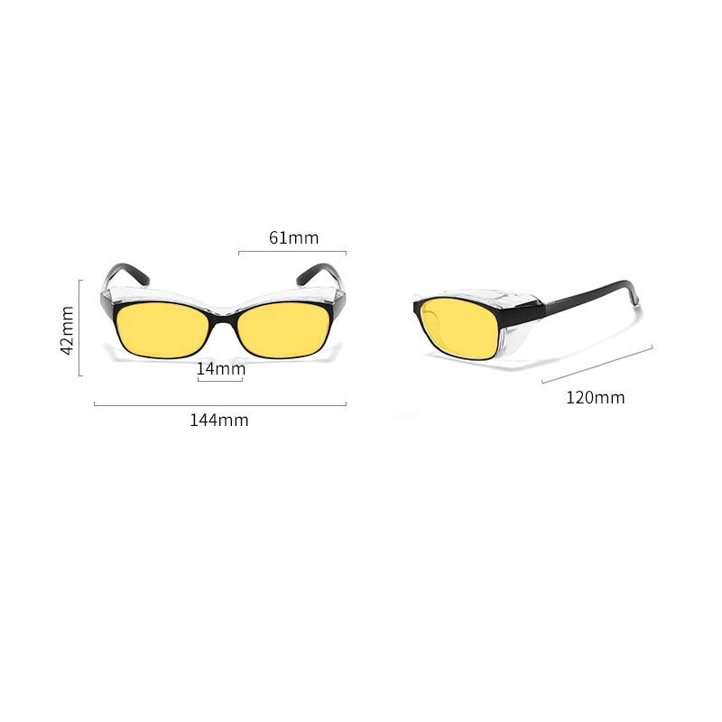 Новые солнцезащитные очки ночного видения с защитой краев, блокирующие синий свет, для просмотра мобильных телефонов, компьютеров, для защиты глаз