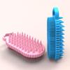 New Silicone Double-Sided Bath and Shampoo Brush - Deep Clean Exfoliating Back Scrubber for Adults