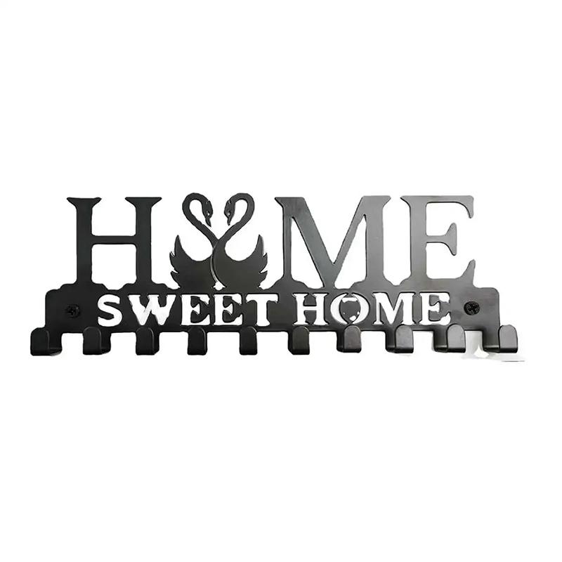 1 шт. настенный держатель для ключей Sweet Home, настенный крючок для ключей, креативный держатель для ключей для входной двери