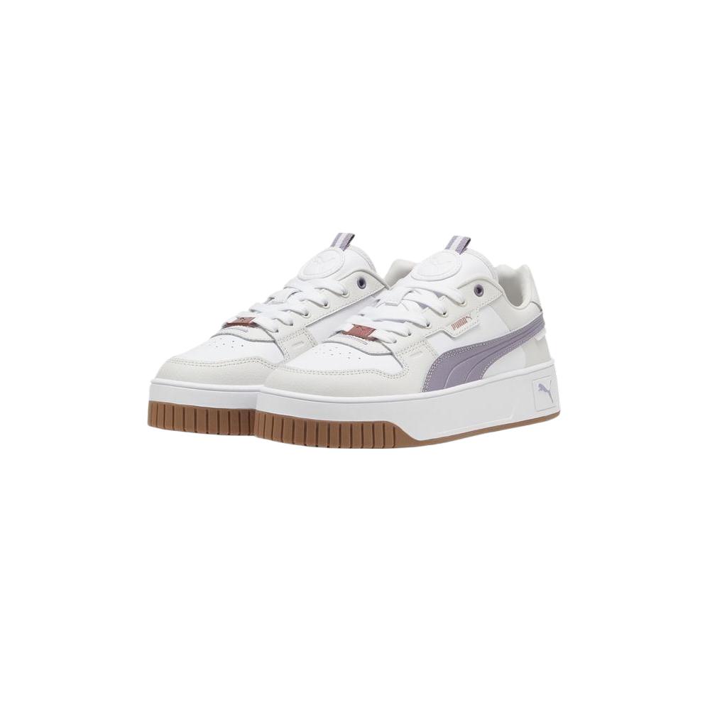 Puma Carina Street Lux Женские Белый Бледно-Сливовый Серый 397487-06