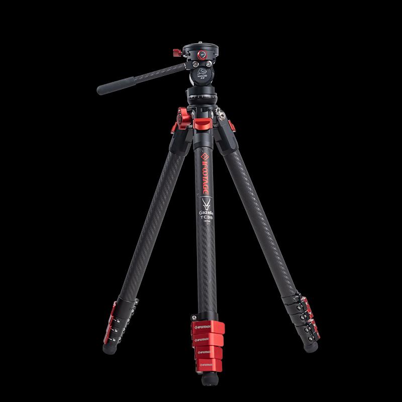 Yinji TC3B Carbon Fiber Professional Camera Tripod Kit