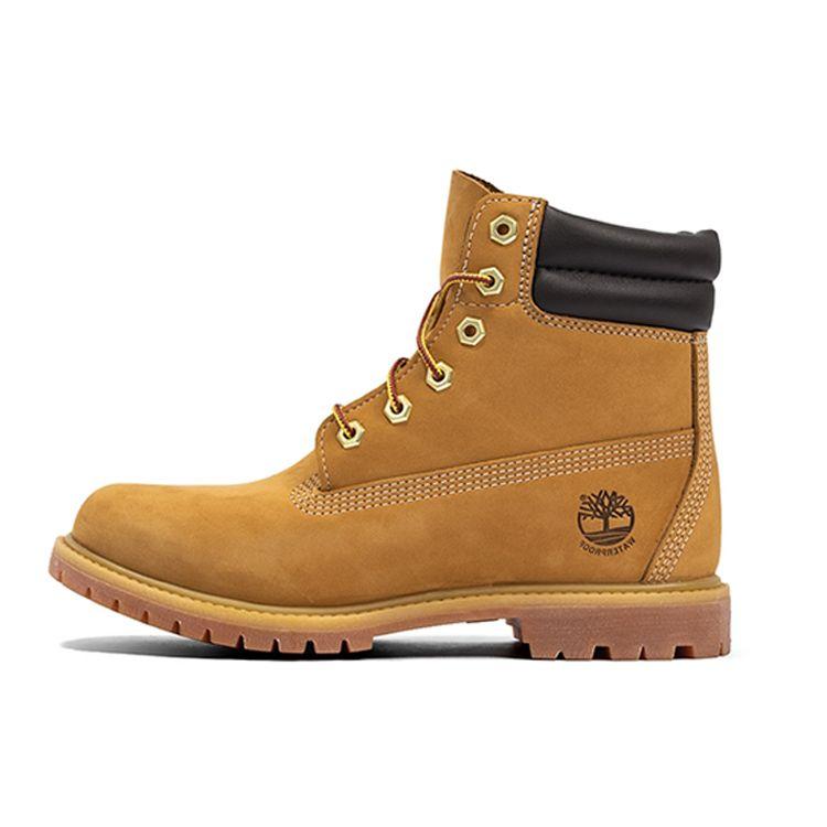 Timberland 6 дюймов Повседневные Модные Высокие Рабочие Ботинки Женские Ботинки Пшенично-Желтые 42687