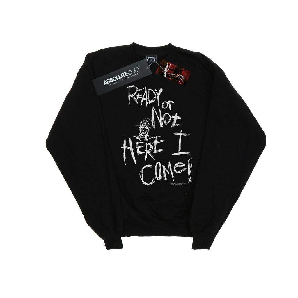 A Nightmare On Elm Street Womens/Ladies Ready Or Not Sweatshirt