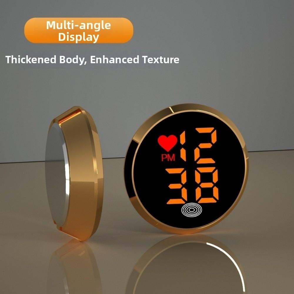 Touch-Activated Car Dashboard Clock Mini LED Electronic Watch Digital Clock Home/Office