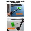 Car Window Cleaning Brush with Removable Microfiber Pad for Car Windshield  Home Office Cleaning