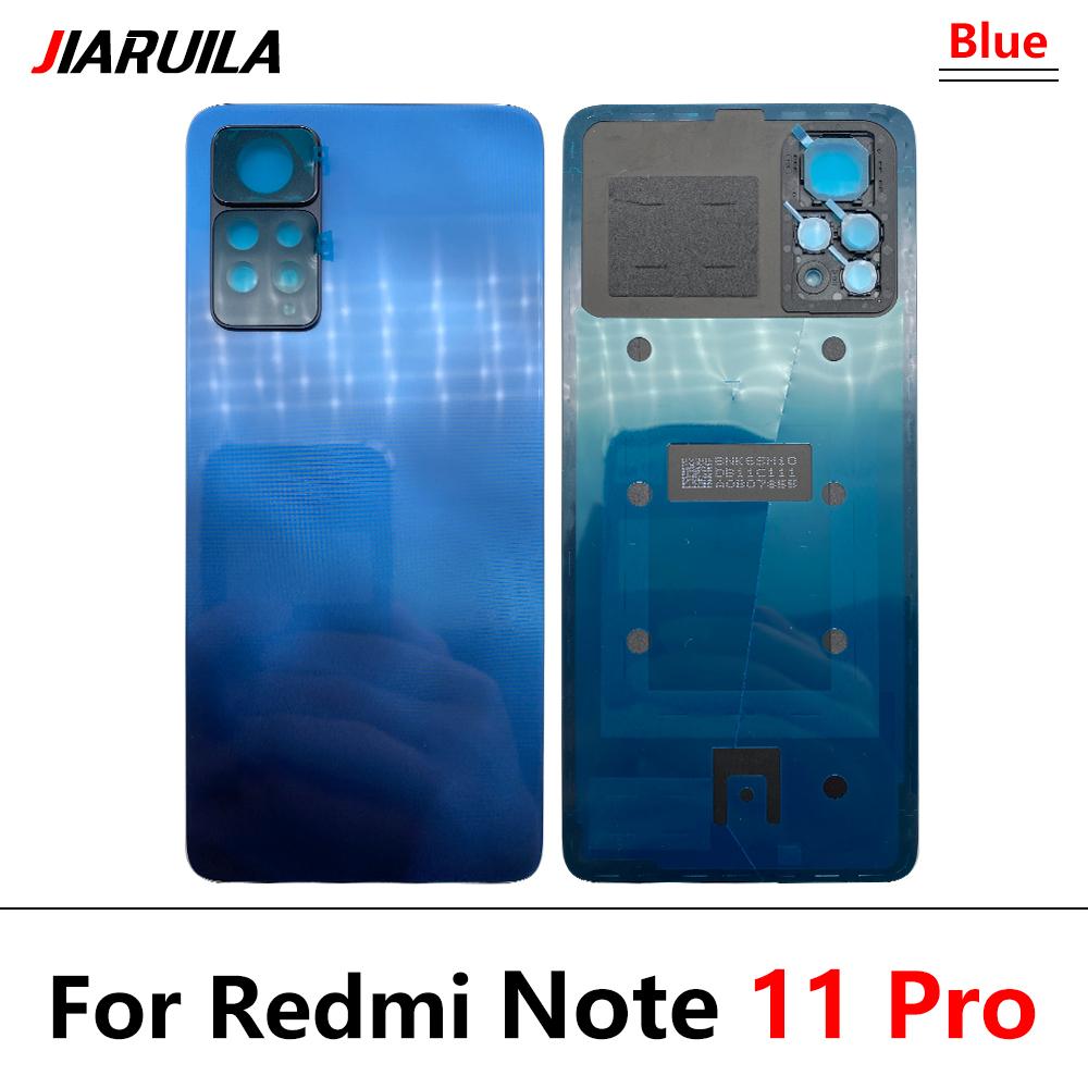 Стекло задней двери аккумулятора, замена задней части корпуса для Redmi Note 11 Pro 5G 11S 11 Pro Plus 11