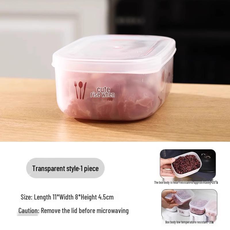 Ящик для хранения продуктов в холодильнике: Органайзер, безопасный для морозильной камеры, сохраняющий свежесть, не содержащий БФА, для мясных отделений.