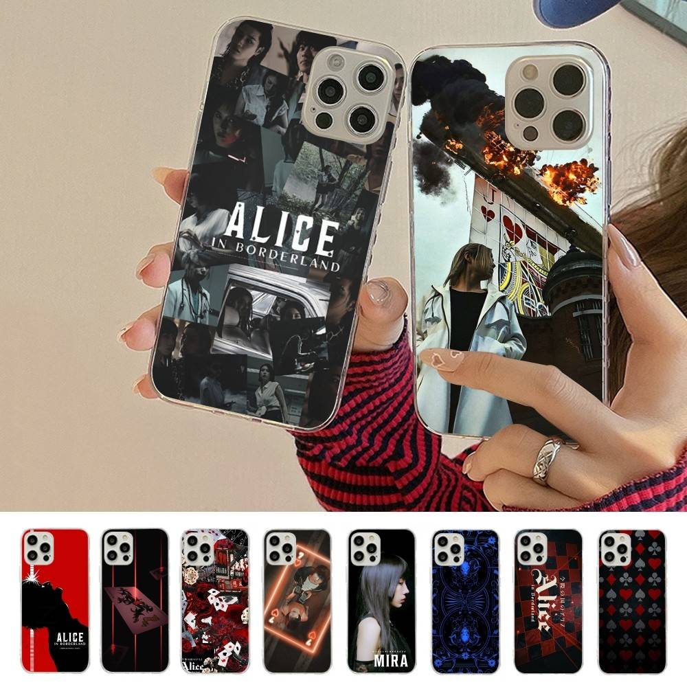 Alice In Borderland ТВ-триллер Прозрачный ТПУ чехол для телефона Для IPhone 17 11 12 13 14 15 16 Pro Max 16 Plus Чехол