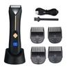 Pretfy Men"s Body Hair Trimmer Rechargeable Hair Shaver Grooming Tool for Men Whole Body Washable