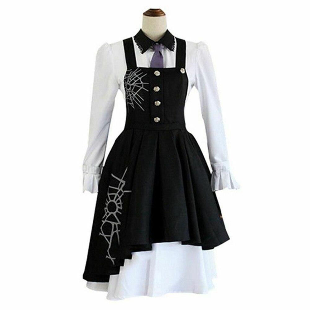 Новый Danganronpa V3 Tojo Kirumi Косплей Костюм Японская игра Аниме Униформа Костюм Одежда и парики Хэллоуин Косплей
