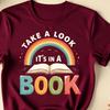 Bookworm T-Shirt, Vintage Reading Lover Tee, Funny Book Nerd, Colorful Bibliophile Gift, Book Club Retro Style, Classic Reader Aesthetic