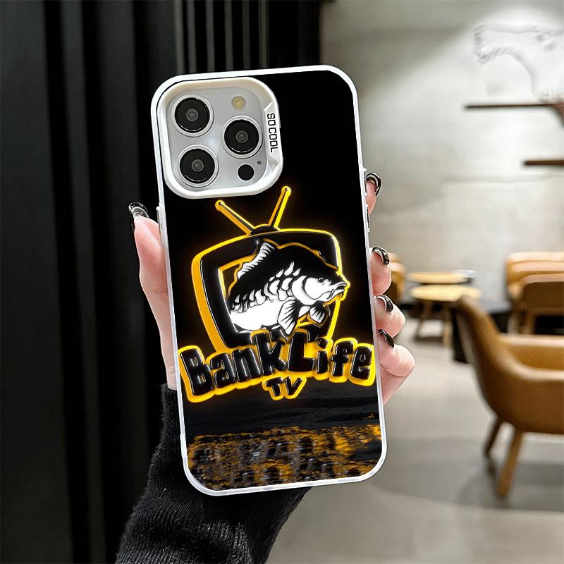 Nash Fishing Fish Mark Soft Phone Case for iPhone 15 16 17 Pro Max 17Air 16E 14 Plus 13 12 Mini Shockproof Cover Back Shell