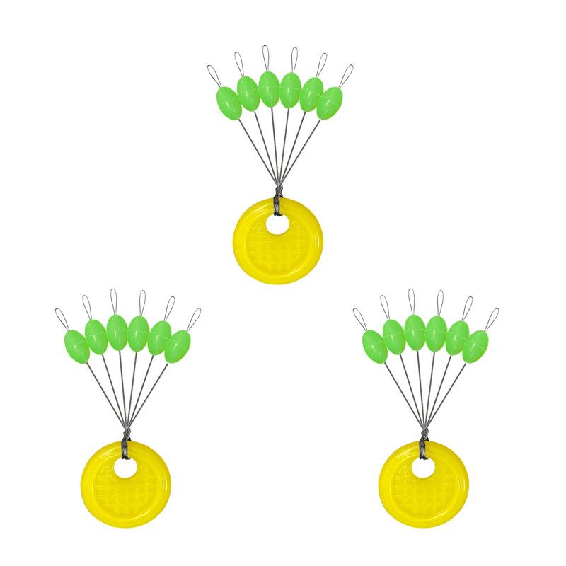 Светящиеся силиконовые космические бобы: Большие оливковые стопоры для рыбалки в море и для якорей дальнего заброса.