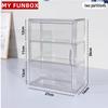 LABUBU Blind Box Desktop Display: Transparent Acrylic Storage Cabinet for Dustproof Figurine Presentation